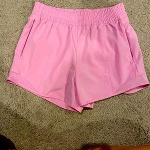 GAP Pink Casual Shorts with Elastic Waistband and Relaxed Fit